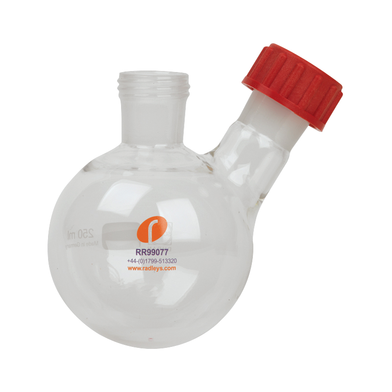 Heidolph Instruments 250ml Reaction Flask with B24/29 Sidearm + Septa
